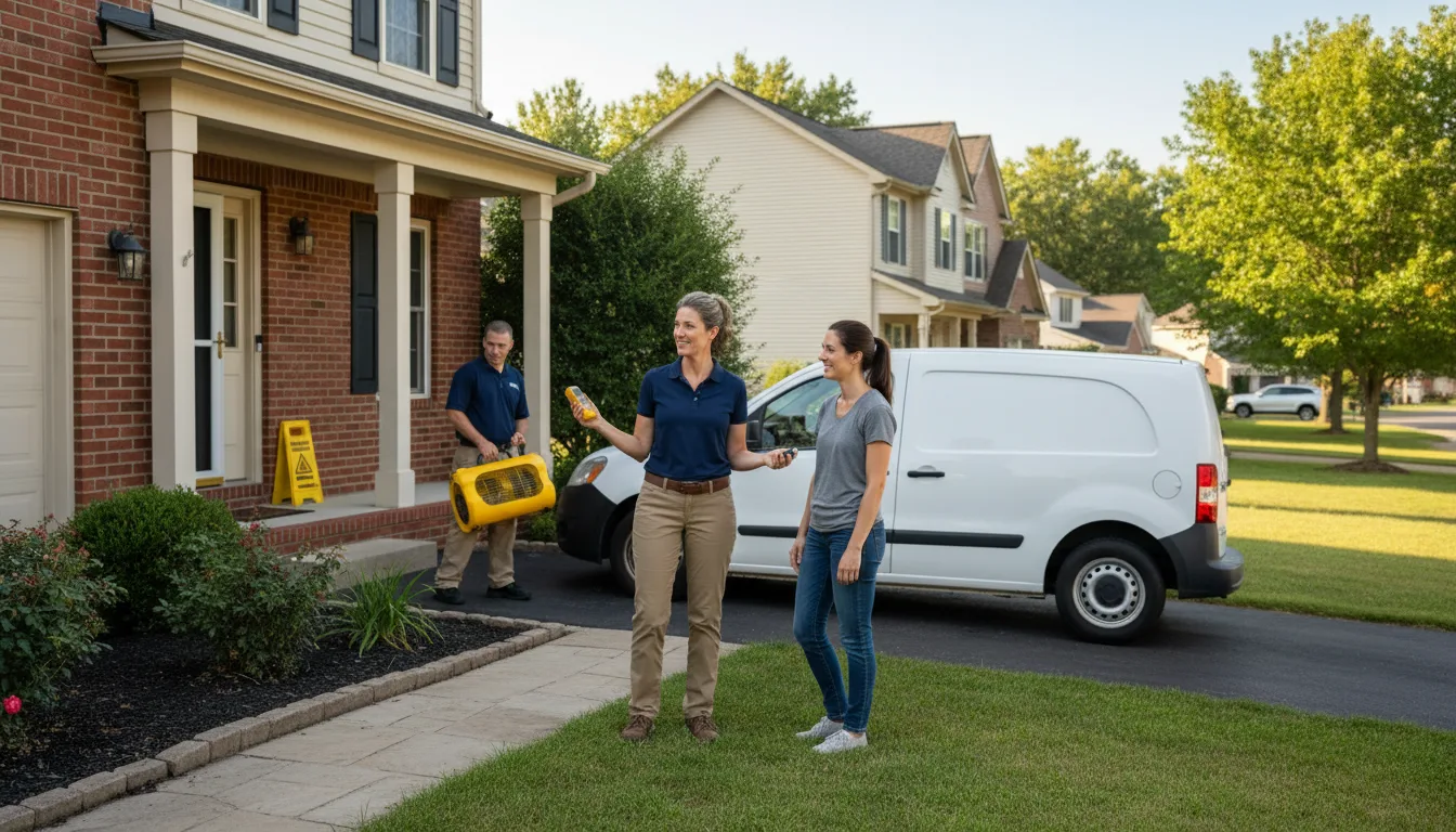 Residential water damage restoration in San Luis, CO